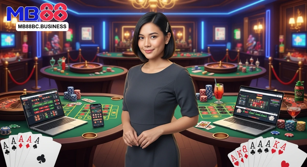 Kho trò chơi và tính năng nổi bật tại mb88 dành cho người yêu casino online
